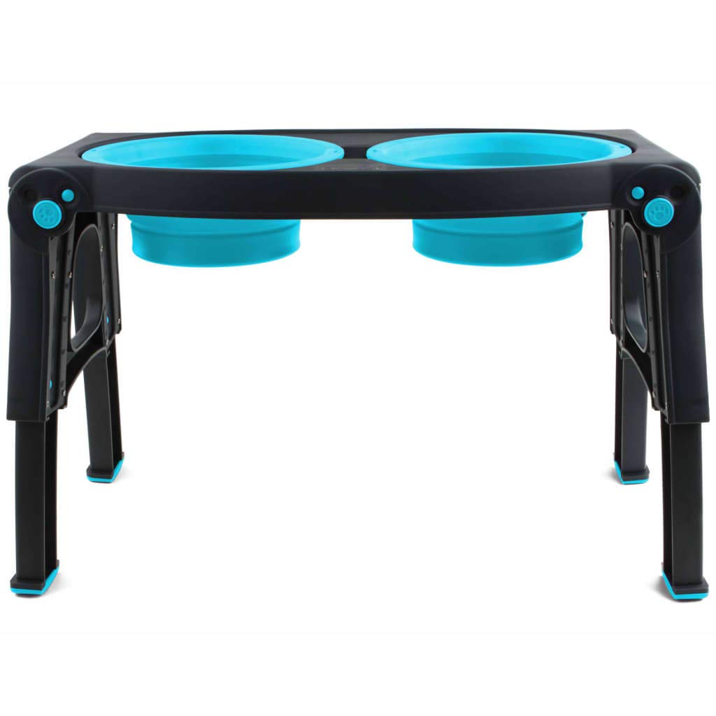 Dexas Popware for Pets - Adjustable Height Double Pet Feeder